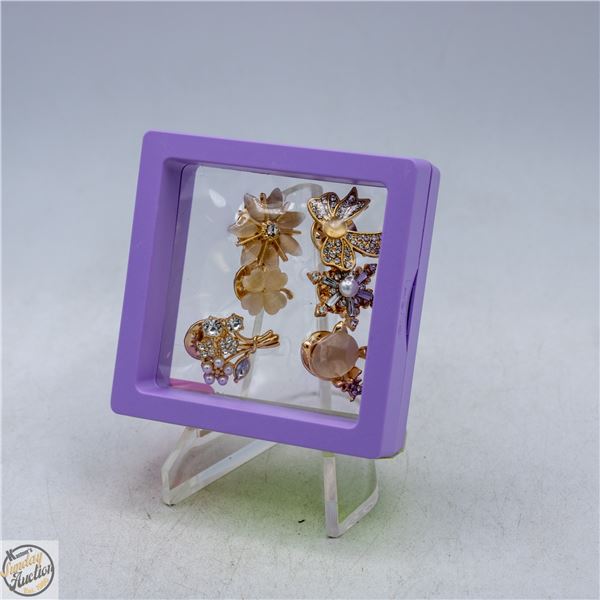 NEW 6PCS SET PINS / BROOCHES WITH