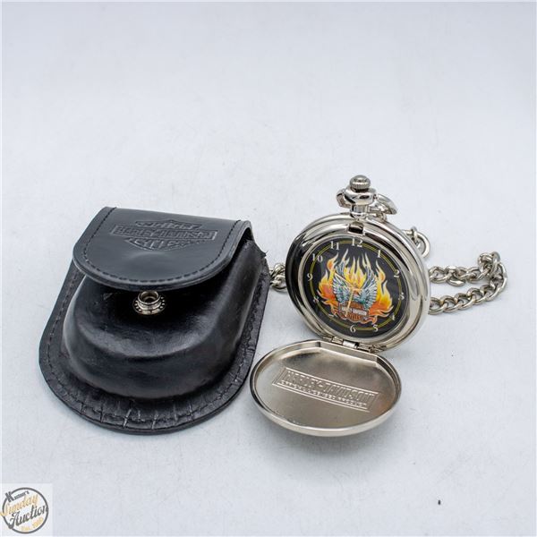 FRANKLIN MINT HARLEY DAVIDSON POCKET WATCH