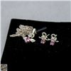 Image 1 : SILVER 925 NECKLACE, PENDANT & EARRINGS SET