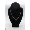 Image 1 : SILVER 925 NECKLACE & PENDANT SET, 18 INCH LONG