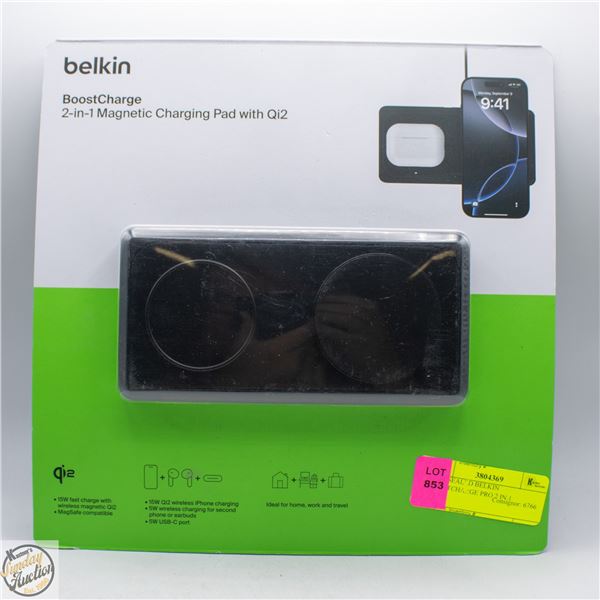 NEW SEALED BELKIN BOOSTCHARGE PRO 2 IN 1
