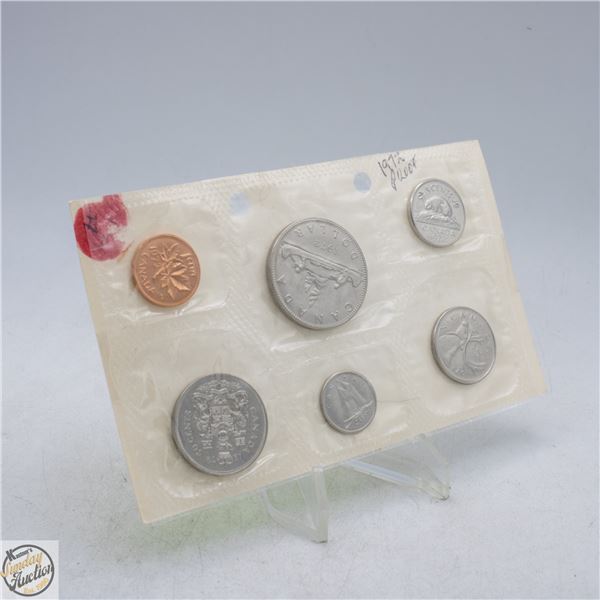 #4558-1972 CANADA PROOF SET OF 6 COINS