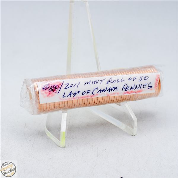 #4525-ROLL OF ROYAL CANADIAN MINT 2011