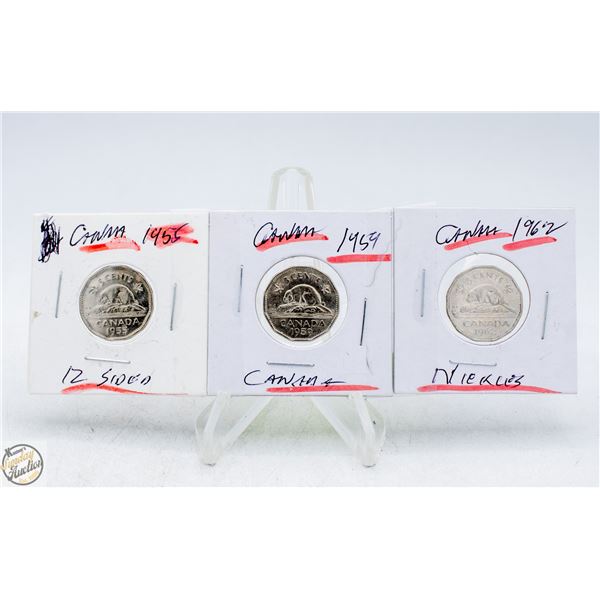 #4531-1956, 1959, & 1962 NICKLES,