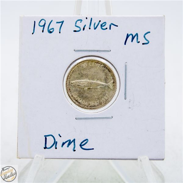 #4544-1967-10 CENT CANADA QUEEN ELIZABETH
