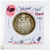 Image 1 : #4542-1965-PROOF 50 CENT CANADA SILVER KING