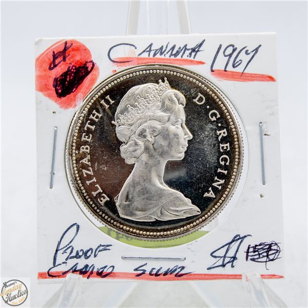 #4551-PROOF-1967-$1.00 CANADA QUEEN