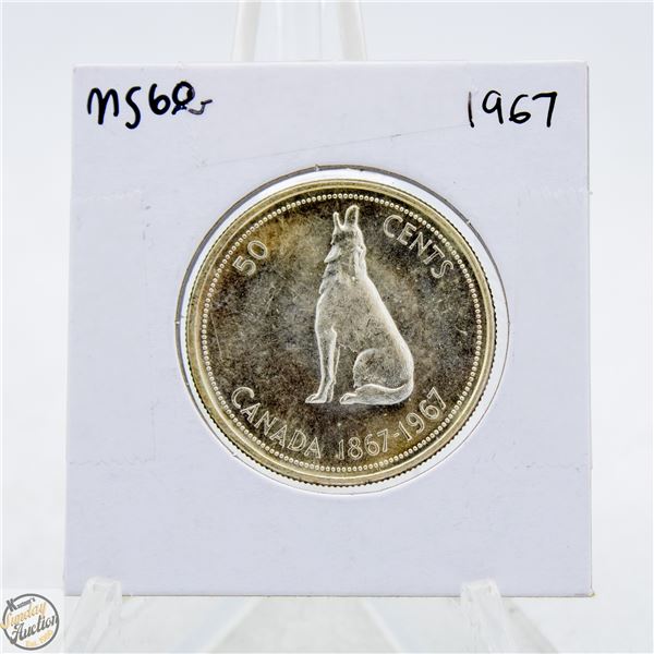 #4549-1967-50 CENT CANADA QUEEN