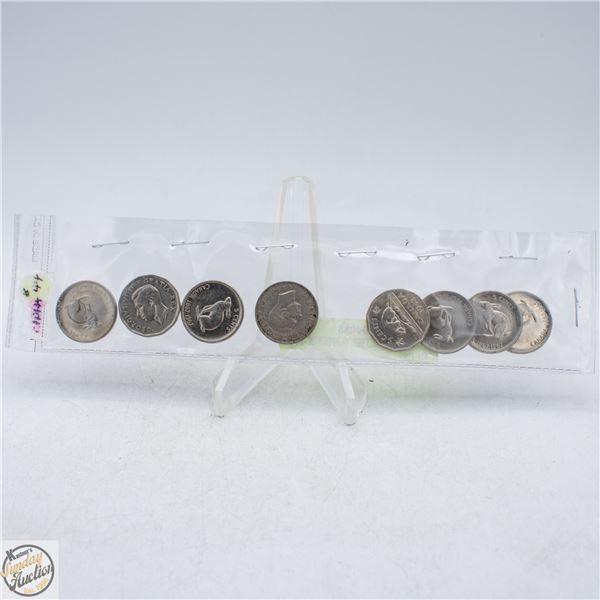 #4527-1939,1950,1962 AND 5 X 1967 NICKELS
