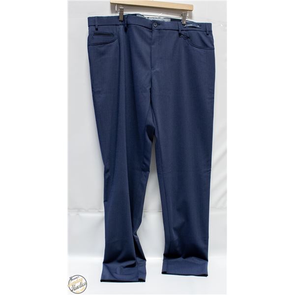BALLIN PERFORMANCE WOOL DRESS PANTS SZ 42 UNHEMMED