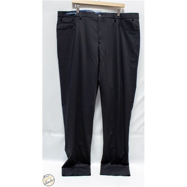 BALLIN PERFORMANCE WOOL DRESS PANTS SZ 42 UNHEMMED