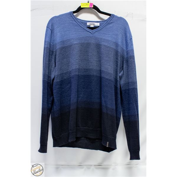 CALVIN KLEIN MENS MERINO WOOL LONG SLEEVE SZ LRG