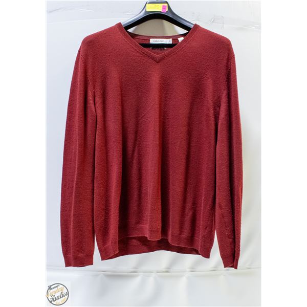 CALVIN KLEIN EXTRA FINE MERINO LONG SLEEVE SZ LRG