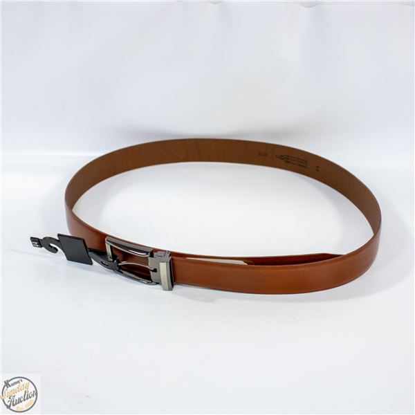 NEW MENS BELT SIZE 44/110 GENUINE LEATHER