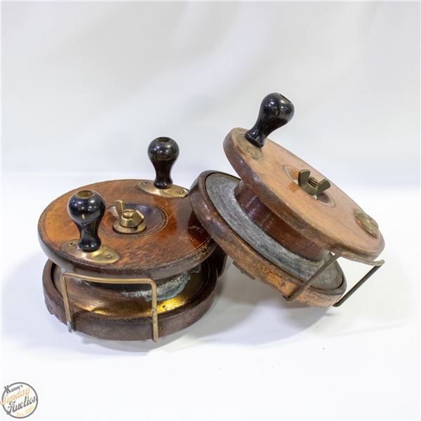 2 VINTAGE 6” PEETZ REELS.