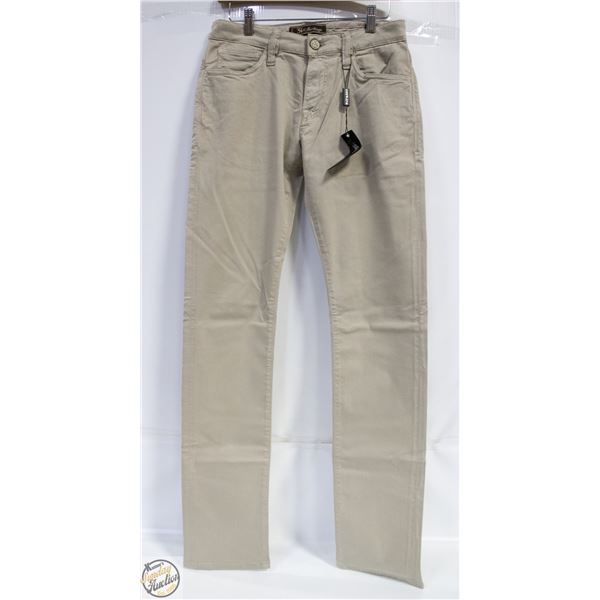 34 HERITAGE MENS PANTS MID RISE TAPERED SZ 28/34