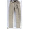 Image 1 : 34 HERITAGE MENS PANTS MID RISE TAPERED SZ 28/34