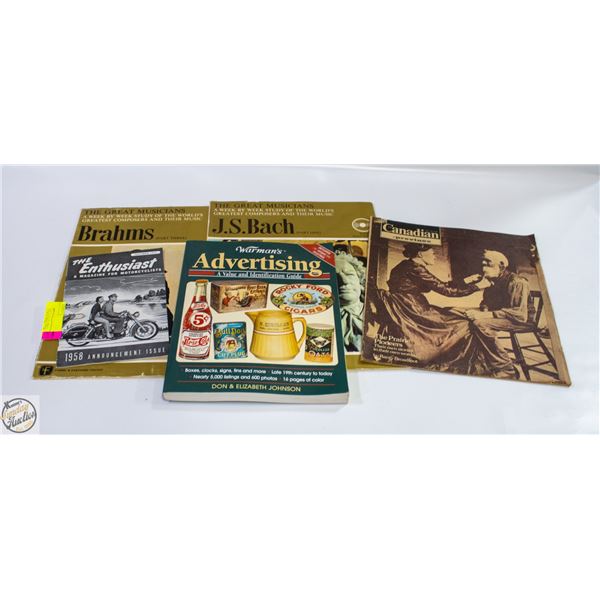LOT OF VINTAGE ADVERTISING MAGAZINES INCLUDES