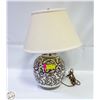 Image 1 : CERAMIC TABLE LAMP H-20"