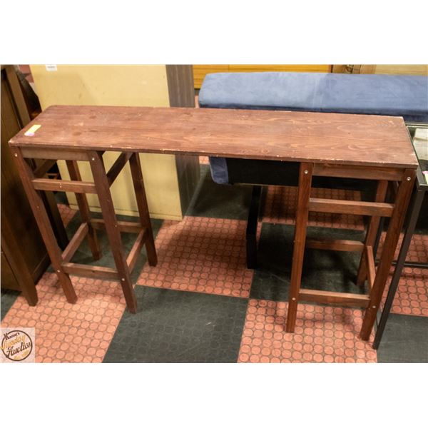 SOLID WOOD INDOOR/OUTDOOR BENCH/WORK