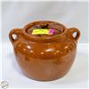 Image 1 : VINTAGE BEAN CROCK (LID REPAIRED)