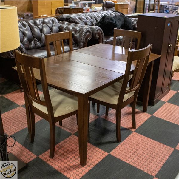 POITRAS DESIGNER WOOD KITCHEN TABLE
