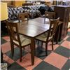 Image 1 : POITRAS DESIGNER WOOD KITCHEN TABLE