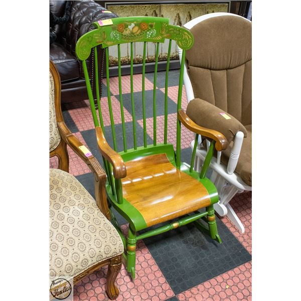 SOLID WOOD ROCKING CHAIR