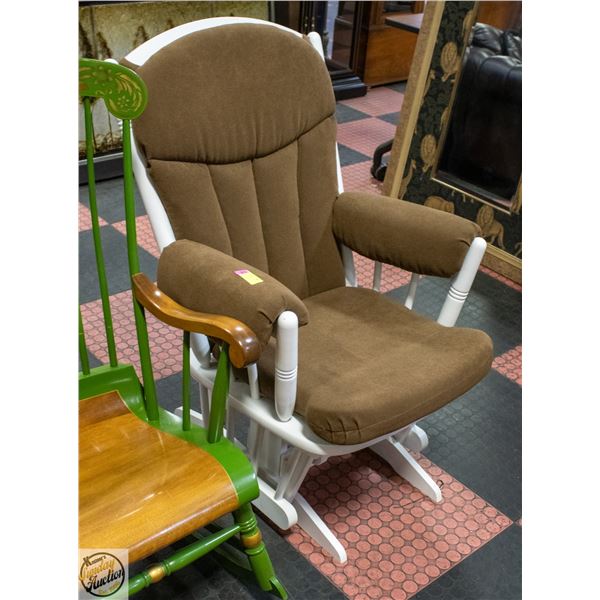 VINTAGE GLIDER/ROCKER CHAIR- 40" X 26" X 26"