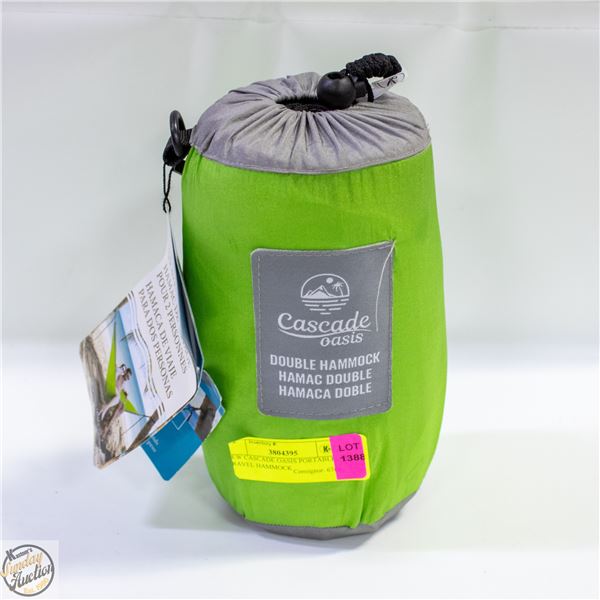 NEW CASCADE OASIS PORTABLE TRAVEL HAMMOCK