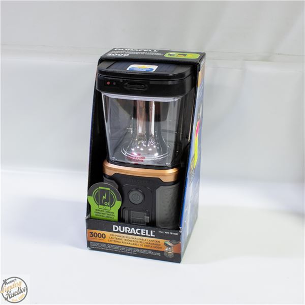 NEW DURACELL 3000 LUMENT TRI-POWER RECHARGEABLE