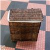 Image 1 : USED RATTAN LAUNDRY HAMPER H-21" W-11" L-20"