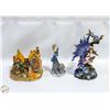Image 1 : FLAT OF 3 FIGURINES - WOLF MAIDEN BY JESSICAL