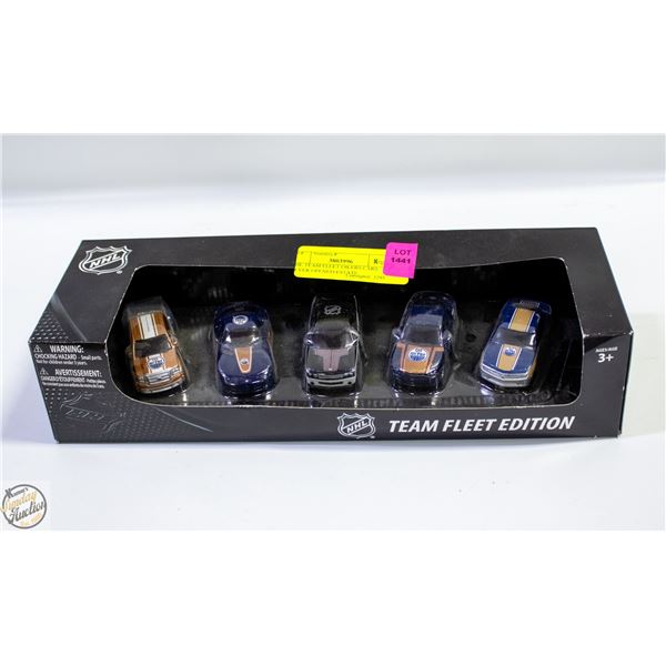 NHL TEAM FLEET OILERS CARS NEVER OPENED-ESTATE