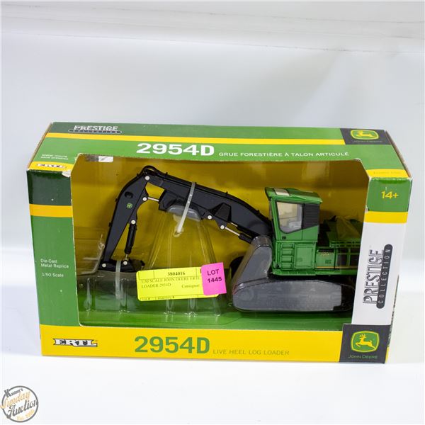 1:50 SCALE JOHN DEERE ERTL LOG LOADER 2954D