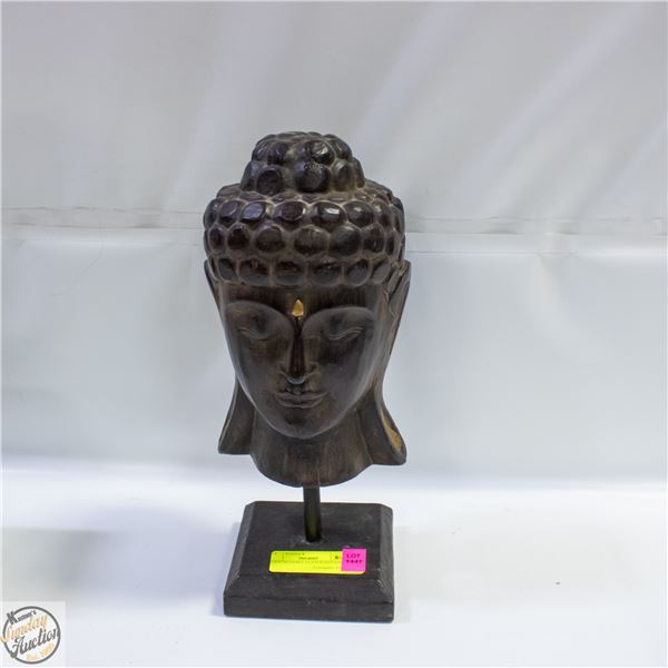 WOOD BUDDHA STATUE-ESTATE