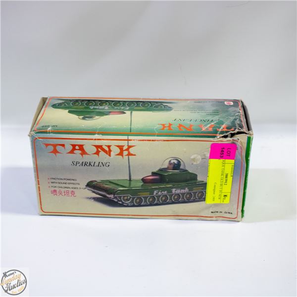 ANTIQUE TANK OLD BUT IN NEW BOX