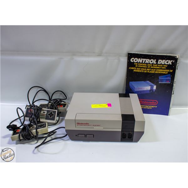 NINTENDO ENTERTAINMENT CENTRE & 3 CONTROLLERS