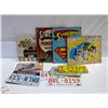 Image 1 : METAL SIGNS + LICENSE PLATES