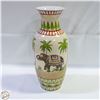 Image 1 : LARGE ELEPHANT VASE 16" X 7" ROUND
