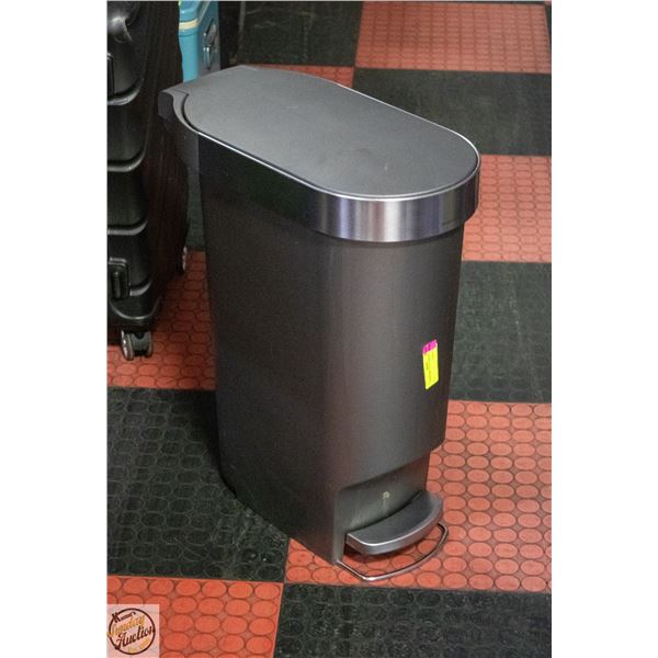 LARGE GREY STEP GARBAGE CAN