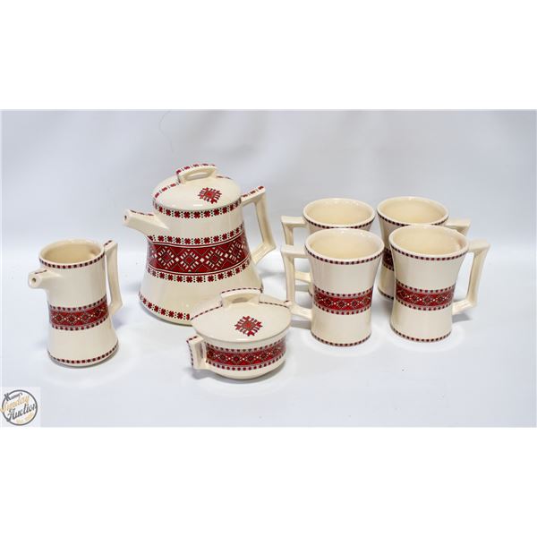 VINTAGE CERAMICS UKRAINIAN DECORATED