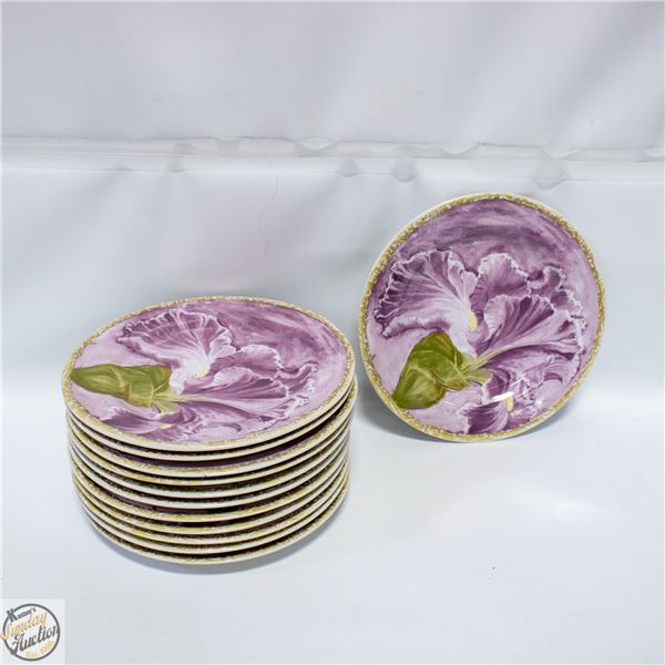12 X 8" 222 FIFTH PTS "ARTISTS GARDEN" PLATES