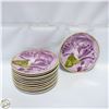 Image 1 : 12 X 8" 222 FIFTH PTS "ARTISTS GARDEN" PLATES