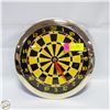 Image 1 : DARTBOARD WALL QUARTZ CLOCK FOR GAMEROOM,