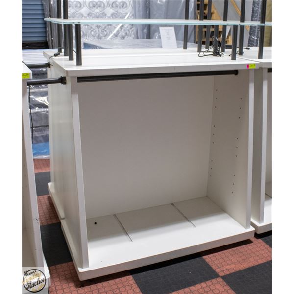 BAILIFF SEIZED: CLOTHING RACK 24" X 48" X 48" WITH