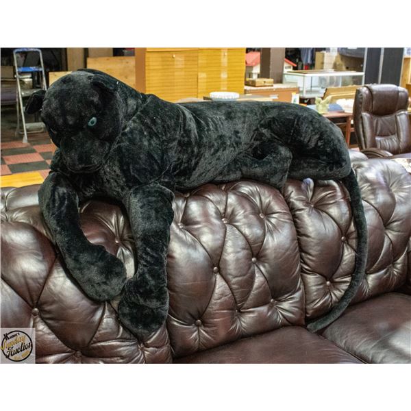 LARGE LIFE-SIZED PLUSH PANTHER