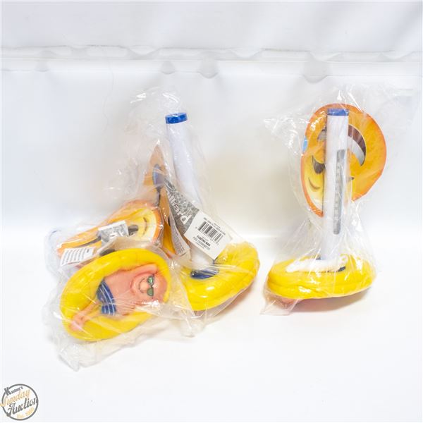 3 FLOATING FAT GUY POOL HOT TUB THERMOMETERS