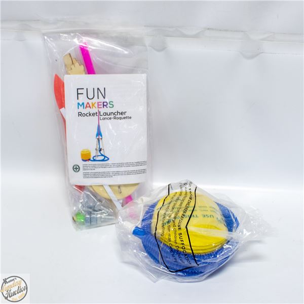 FUN MAKER ROCKET LAUNCHER WITH PUMP