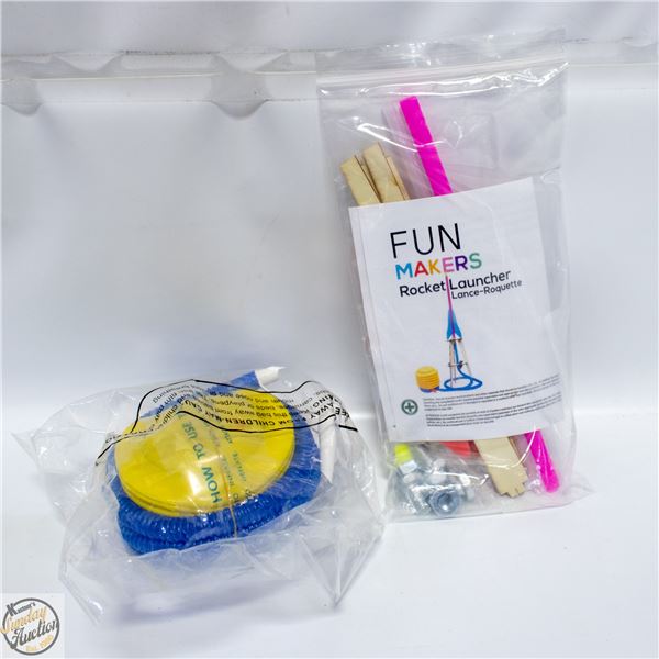 FUN MAKER ROCKET LAUNCHER WITH PUMP